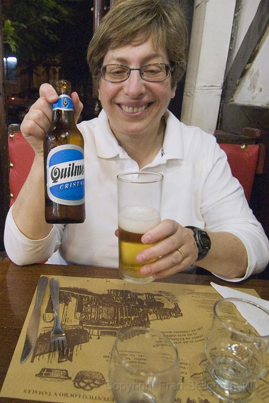 20071130_210144  D2X 2800x4200.jpg - Cathy at a local restaurant in barrio Recoleta Buenos Aires, Argentina